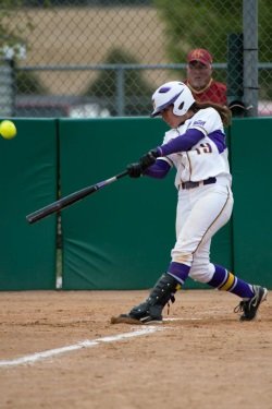 UNI Softball player